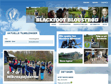 Tablet Screenshot of blackfoot.dk