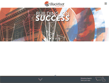 Tablet Screenshot of blackfoot.com